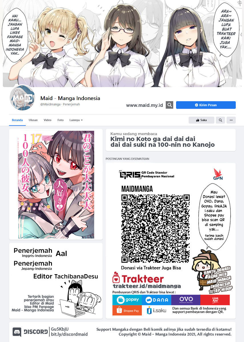 Kimi no Koto ga Dai Dai Dai Dai Daisuki na 100-ri no Kanojo Chapter 118 Gambar 2